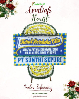 Papan Bunga Duka di Kuningan