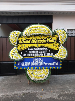 Papan Bunga Duka di Kuningan